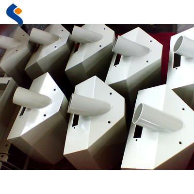 China Powder Coating Metal Sheet Metal Parts Fabrication Customized CNC Steel Bending Service for sale