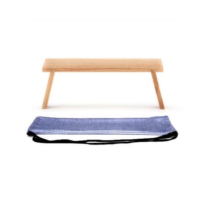 China Modern Portable Folding Wooden Meditation Yoga Prayer Bench Stool With Carry Bag for sale