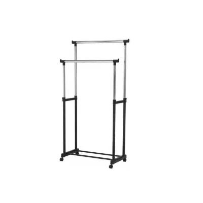 China Simple Design Traditional Hot Selling Clothes Rack For Salon Black for sale