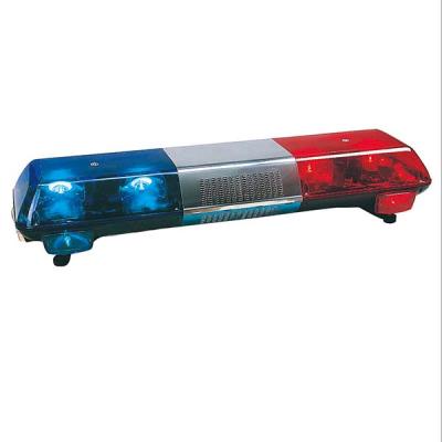 China PC TBD-3101 Normal Rotating Police Red/Blue Lightbar Uniontech Lens for sale