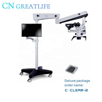 China Coxo Deluxe Dental Microscope Dental Microscope C-CLEAR-1 Metal Package Surgical Operating Operating Microscope for sale