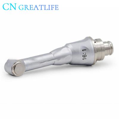 China 2.35mm 16:1 Endo Motor Head Dental Contra Angle with Push Button for Dentist for sale