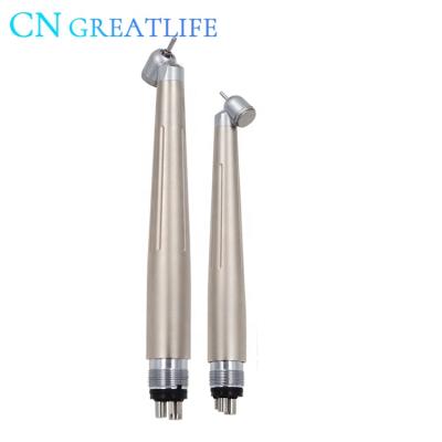 China Surgical Led Dental Handpiece High Speed ​​2 Hole 4 Hole 4 Hole Dental Handpiece 45 Degree Metal Degree for sale