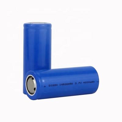 China Military Industry INR26650 3.7v 4000mAh NMC Lithium Ion Li NiCoMh Battery Cells for sale