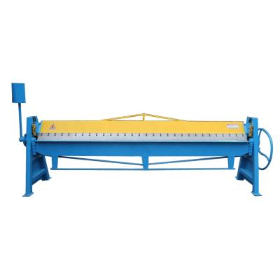 China Building material stores factory in small type WS1.5*1300 manual hand bending machine hand bending iron common metal plate bender for sale