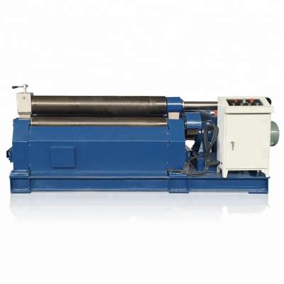 China Steel Building Material Stores Manual 3 Roller Rolling Mill , Mechanical Symmetrical 3 Roller Plate Rolling Machine for sale