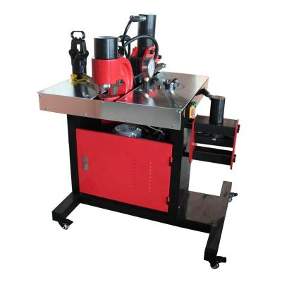 China Retail DHY-200 Three-in-one Multifunctional Hydraulic Busbar Machine Busbar Processor Hydraulic Punch Bending Cutoff Machine for sale