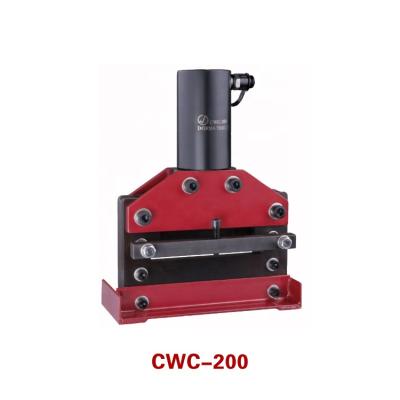 China Cu/Al Busbar CWC-200 Hydraulic Separable Copper Busbar Cutting and Aluminum Hydraulic Busbar Cutter Tool Busbar Cutter for sale