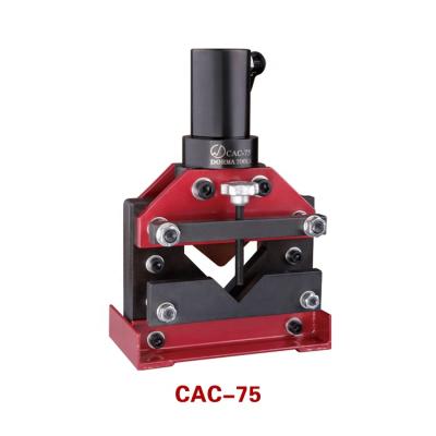 China Portable Hydraulic Steel Angle Cutter Manual Busbar Cutting Tool CAC-75 Angle Iron Angle Iron Cutter Automatic Angle Cutter for sale