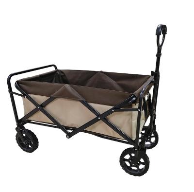 China Easy Mobile Portable Four Wheel Stroller Shopping Cart Outdoor Camping Fishing Cart Folding Cart for sale