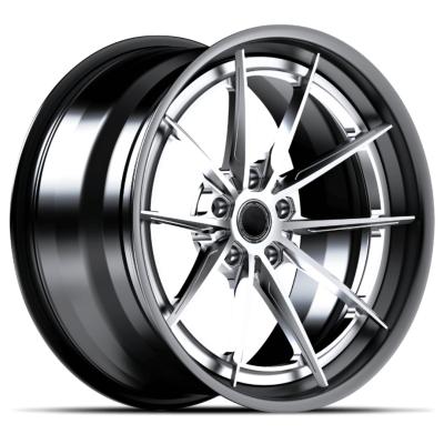 China T6-6061 Titanium 3 Piece Forged Wheels for sale