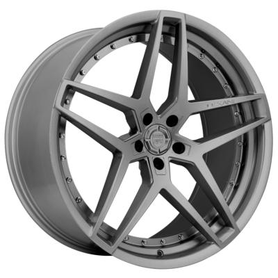 China Concave Monoblock Lexani Spike Lexani Forged Wheels Chrome Rivets for sale