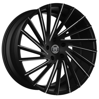 China Muti Spokes Lexani Wraith Wheels 22 Inch With CNC Machined Grooves for sale