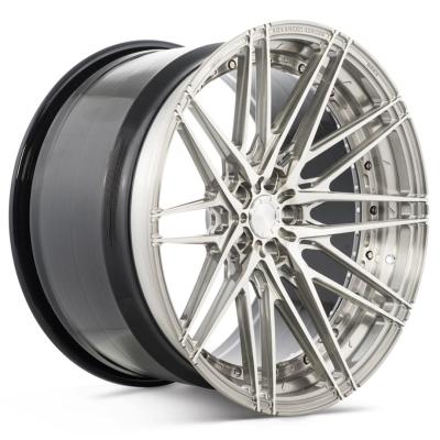 China Concave Design 20 Inch 22 Inch Three Piece Rims Aerospace Grade for sale