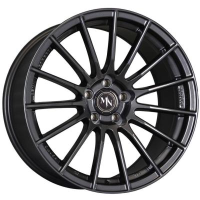 China O automóvel da forja de PCD 112mm roda 6061-T6 a liga de alumínio Matte Black Rims à venda