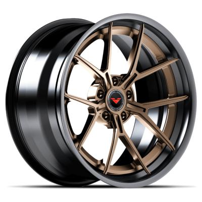 China 18-26 Inch Deep Dish Y Spoke 3 Piece Forged Wheels VMP-305 for sale