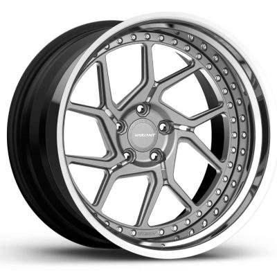 China Deep Dish 3 Piece Forged Wheels VARIANT MNZ-3P Wheel Concave Design for sale