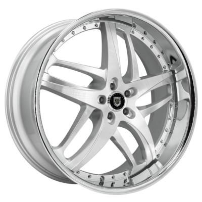 China Lexani Solar Deep Dish Chrome Silver Forged Wheels 6061-T6 for sale