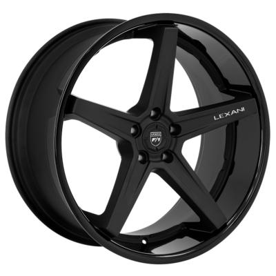 China Flat Black Lexani Forged Wheels for sale