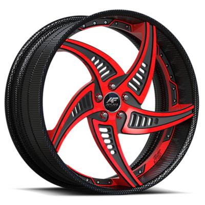 China Amani Fumo Deep Dish Porsche Forged Wheels Aerospace Grade for sale