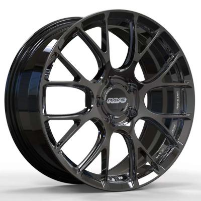 China Volk Racing G16 Bright Gloss Black Custom Finish Forged Wheels for sale