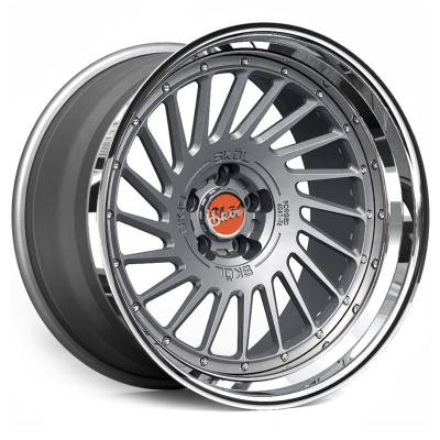 China SKÖL SK10 Rims Deed Dish 3 Piece Forged Wheels For Porsche 911 992 997 GTS for sale