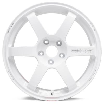 China Volk que compete a SAGA TE37 S-mais o traço 18X9.5 branco +38 +45 5x114.3 5X120 à venda