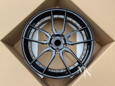 China BC HCA162S Two piece Wheels For Infiniti Q50 19 20 21 22 Inch Custom Black Rims for sale