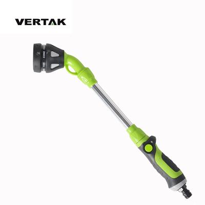 China Soft Handle VERTAK Partner Garden 8 Style Professional Reputable Water Watering Wand for sale