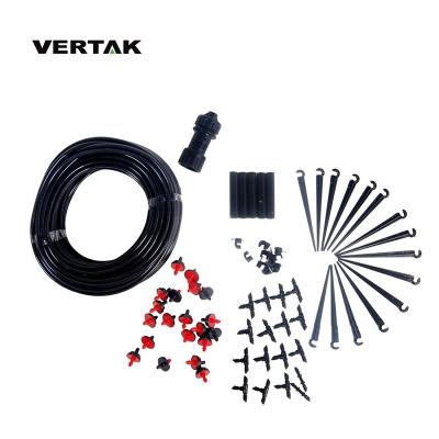 China VERTAK 82ft Micro Drip Irrigation Kit System Blank Distribution Tubing Irrigation Sprinkler System Kit 20.8x21.2x6.6CM for sale