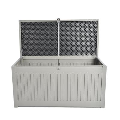 China VERTAK Viable 270L Plastic Storage Cushion Box / Indoor And Outdoor Garden Storage Container For Seats for sale