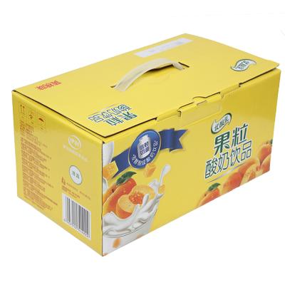 China Yongjin Recyclable 5 Ply Cardboard Corrugated Box Specifications 4 Color Printing 6 Layer 6 Bottle Cardboard Wine Cardboard Box for sale