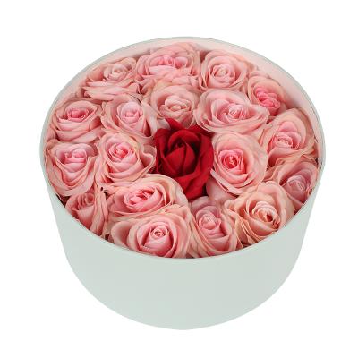 China Recyclable High Quality Paper Square / Round Flower Box With Custom Logo , Luxury Cardboard Boxes For Flowers for sale