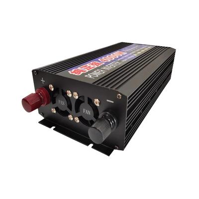 China 2000W 3000W 4000W New Power Car Solar Inverters Pure Sine Wave Inverter With LED Display 12V 24V DC To AC 220V Voltage Converter 24.6x10.5x5.5cm for sale