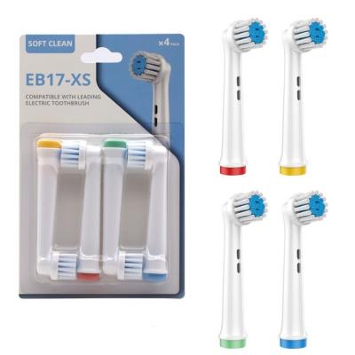 China Dupont stiffens Ou-care Shenzhen factory sale soft clean replacement toothbrush heads EB17-XS for sale