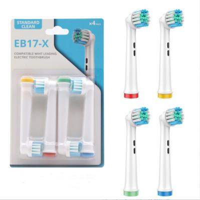 China Eco-friendly Household New Arrival Patent 4pcs Electric Toothbrush Replacement EB17-X For Oral for sale