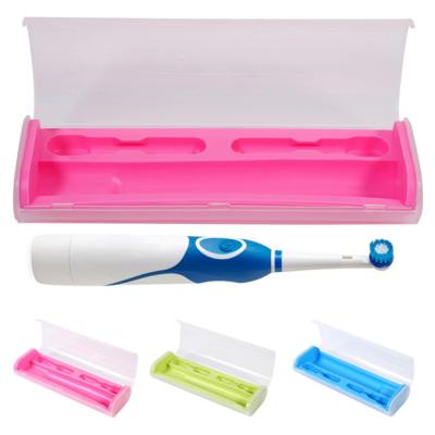 China Sustainable Eco Friendly Plastic Electric Toothbrush Travel Case / Holder For Home And Travel for sale