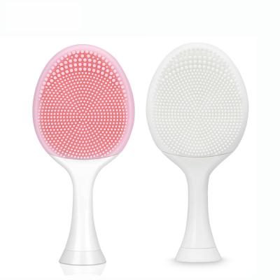 China DEEP CLEANING Sell New 2020 Waterproof Mini Soft Silicone Facial Cleansing Brush Portable Facial Cleansing Brush Wholesale for sale