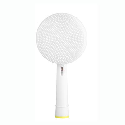 China Rotating Head Facial Brush Silicone DEEP CLEANING Compatible Rechargeable Facial Brush for sale