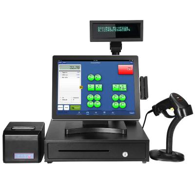 China Hotels 15 Inch Capacitive Touch Screen POS Terminal All In One With Android Operation System for sale