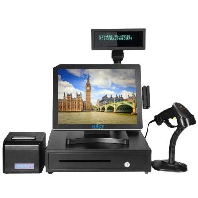 China Hotels All In One POS System With J1900 True Flat Fanless Touch Screen CPU for sale