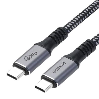 China MP3/MP4 Player Data Cable Fast Charging Cable Type C Usb4 PD100w Male To Gen3 Male Thunderbolt 3 Audio Video Cable for sale