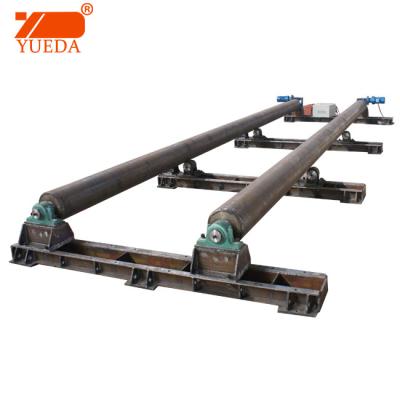 China Yueda Brand Long Shaft Rotation Roll Welding Rotator Adjustable Welding Rotator for Slim and Tall Tank for sale