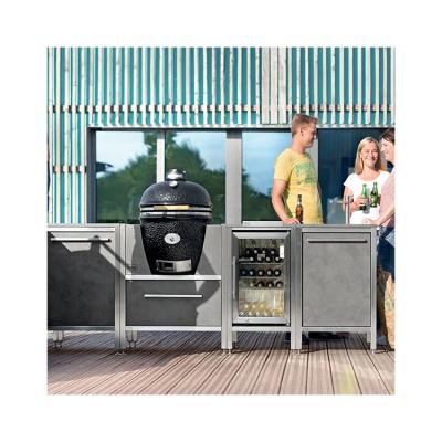 China Modern Customized Outdoor Charcoal Grill Sideboard Camping Barbecue for sale