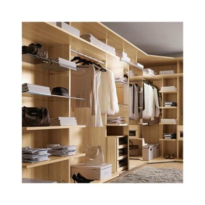 China 4 Doors Large Wardrobe Durable Glass Bedroom Furniture Modern Wooden Wardrobe for sale