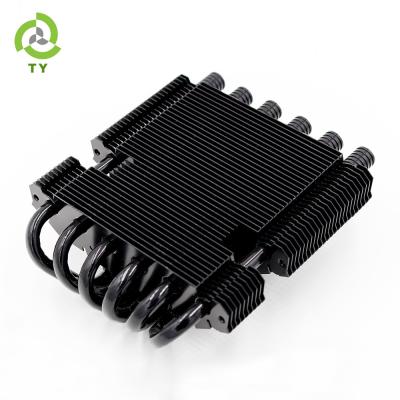 China High Quality CPU Graphene Coating Heatsink OEM CPU Cooler with Copper Heat Pipe Heatsinks for Intel and AMD CPU for sale