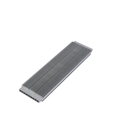 China Aluminum Radiator 300mm Radiator Fin Double Sided Skiving Aluminum Extrusion 300 Watt Led Strip Radiator for sale