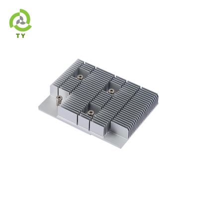 China Welding heatsink aluminum&copper heatsink with fan for cpu 50w 500w 100w for sale