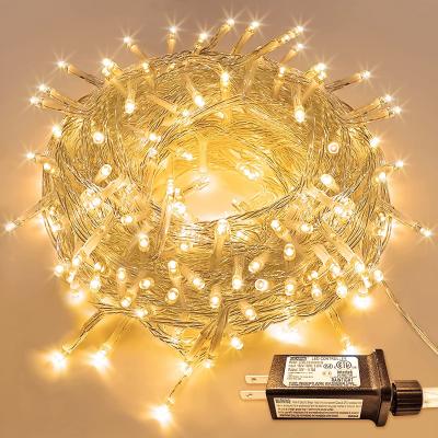 China String Light 8 Modes Waterproof To Twinkle Fairy String Lights Plug In LED String Lights Indoor Outdoor For Tree Room Bedroom Party Decorations for sale