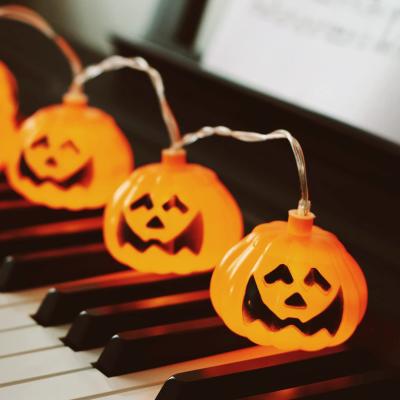 China Hallowmas Lights 30 Battery Operated LED Halloween Pumpkin String Lights for Outdoor and Indoor for sale